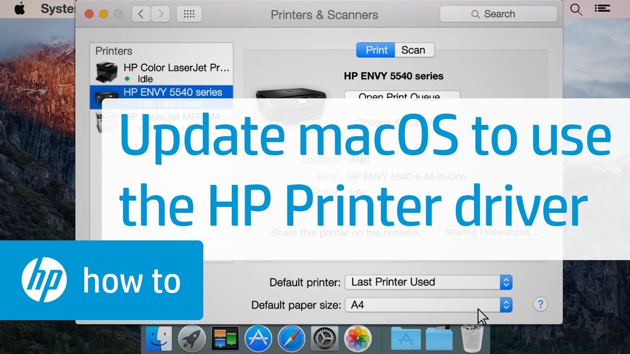 hp printer driver for mac